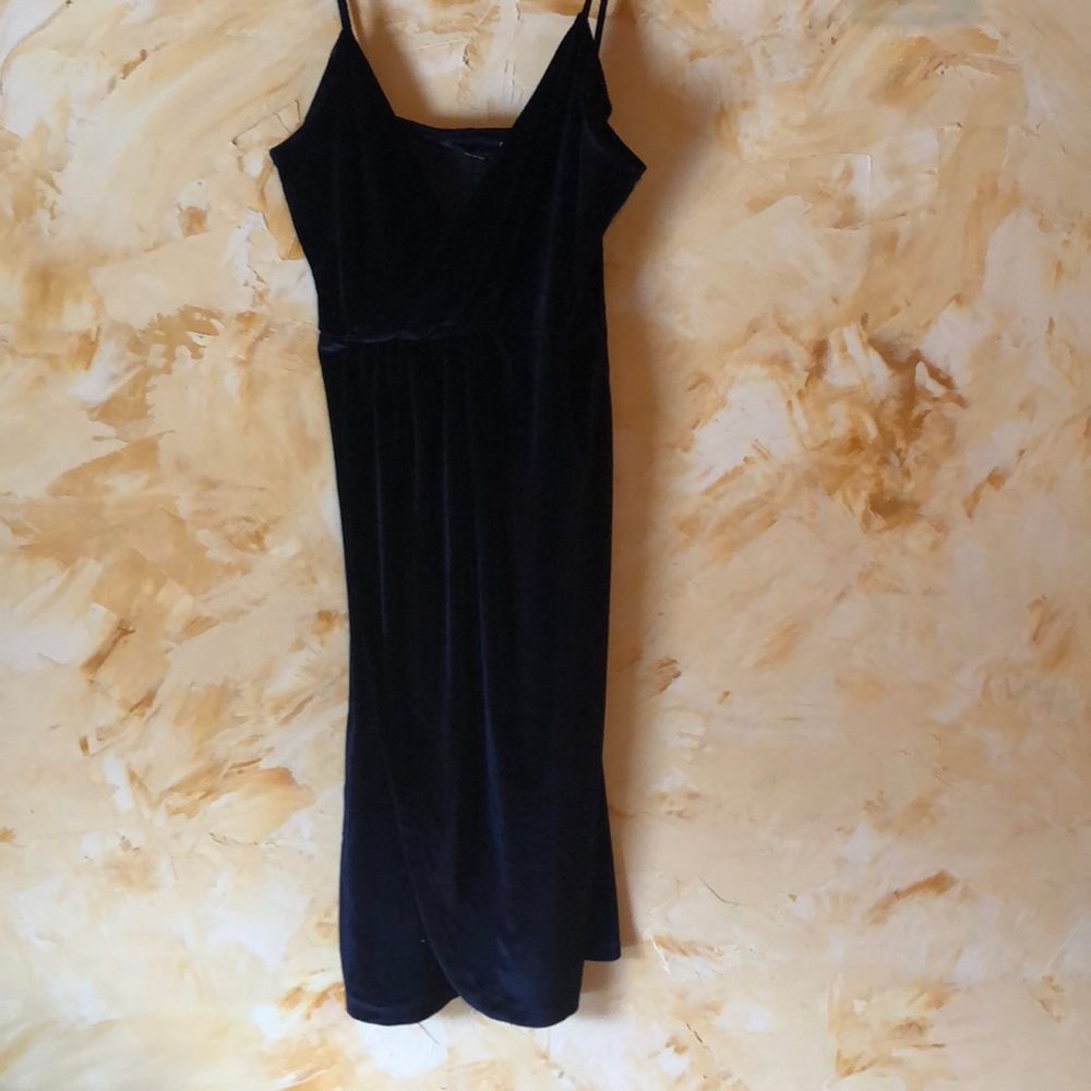 Mini blue velvet